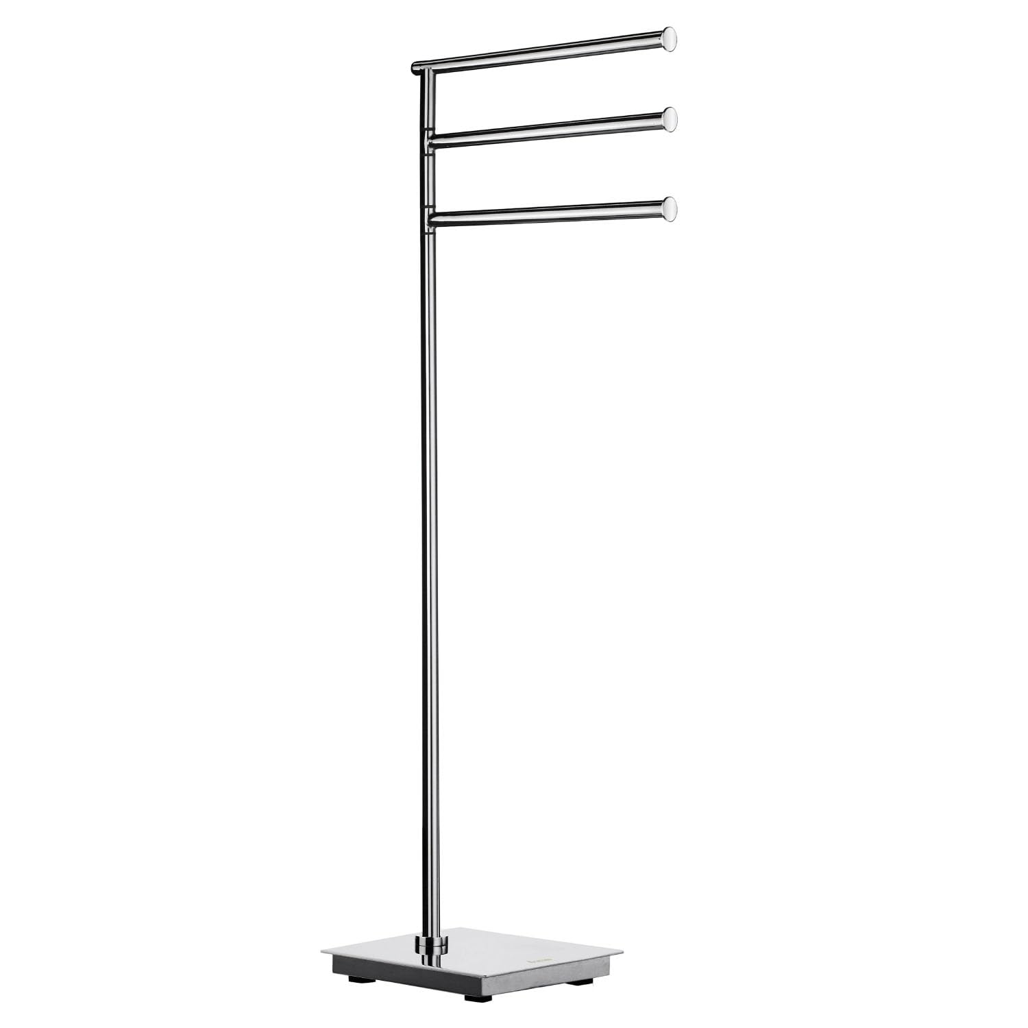 Smedbo Silver "Outline Lite" Triple Towel Rail, Polished Stainless Steel