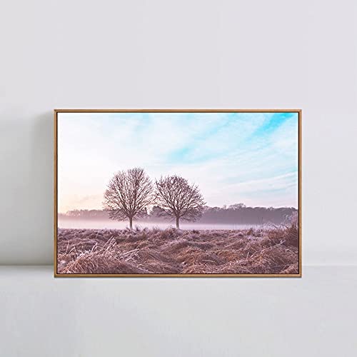Peinture Diamant 5D grand format 50x100cm avec deux petits arbres pour adulte et enfant