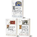 The Tawny Man Trilogy 3 Books Collection Set by Robin Hobb (Fool's Errand, The Golden Fool & Fool's Fate)