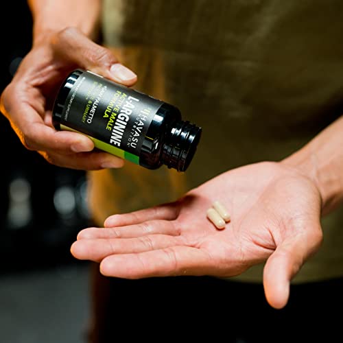 L Arginine Saw Palmetto For Men With S7 Plant-Based Ingredient Blend For Nitric Oxide Boost | Increases Blood Flow And Improves Prostate Support | Active Male Supplement | 60 Vegan Capsules #TOP5