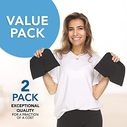 AllSett Health 2 Pack-Form Fitting Migraine Relief Ice Head Wrap Headache And Migraine Hat Hot And Cold Therapy For Puffy Eyes, Tension, Sinus And Stress Relief