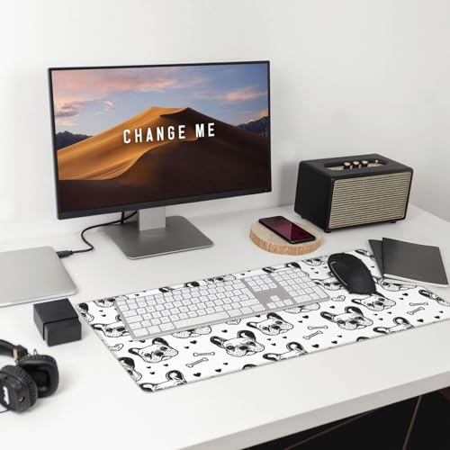 Tapis de bureau antidérapant grand format pour ordinateur - 7