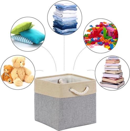 Paniers de rangement pliables haut de gamme pour vêtements et armoire - 6