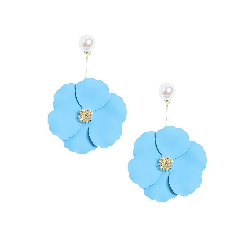 See full amazon price history chart for SOHI Womens Sky Blue Floral Hues Stud Earrings For Casual Wear | One-Size | Alloy Material |Push Back Closure | Pearl Earrings Crafted For Woman & Girls SOHI Womens Sky Blue Floral Hues Stud Earrings For Casual Wear | One-Size | Alloy Material |Push Back Closure | Pearl Earrings Crafted For Woman & Girls (B0CQ8MLZB5) Amazon Price History, Amazon Price Tracker