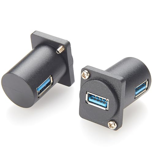 Plinkwirekb USB 3.0 Panel-Mount-Adapter Usb3pm-adf