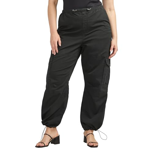 Silver Jeans Co. Women's Plus Size Parachute Cargo Pant