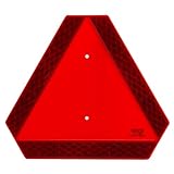 Grote 71152 Slow Moving Vehicle Emblem, Orange/Red