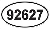 US Decal, Inc. Number 92627 Oval Sticker