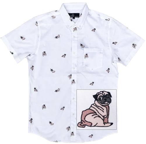 Image of Molokai Surf Button Down Slim Fit Hawaiian Short Sleeve Shirts