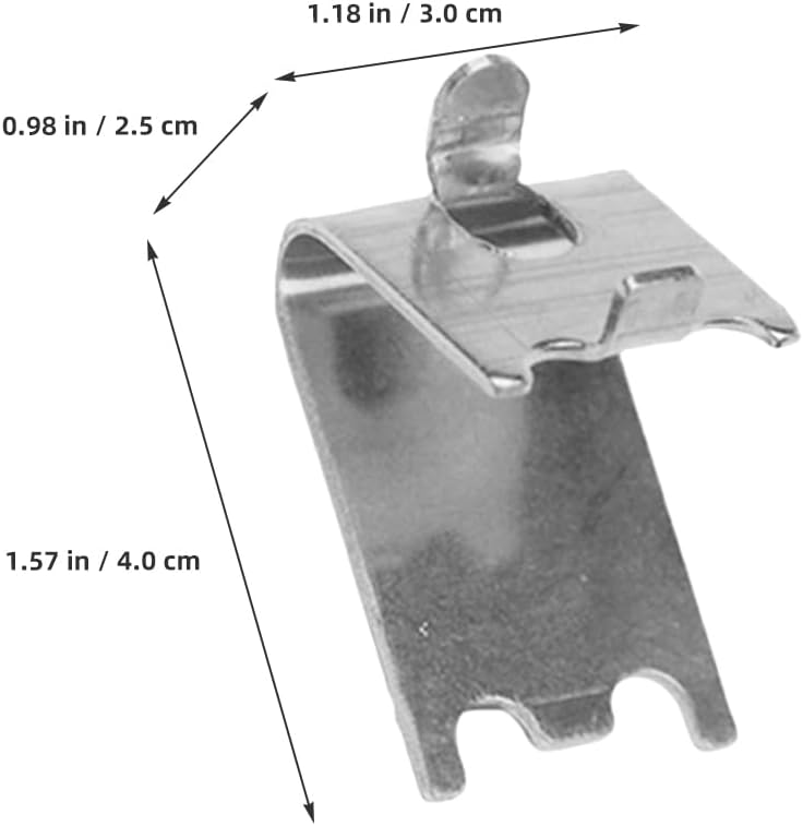 NUOBESTY Stainless Steel Freezer Shelf Clips 1.5Mm Thick Mesh Partition Frame Easy Install Refrigerator Cooler Rack Brackets for Chest Freezer Organization