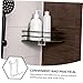 TOPPERFUN Straightener Holder Wall Mount Hair Tool Organizer Bathroom Shelves Easy No-drill Setup
