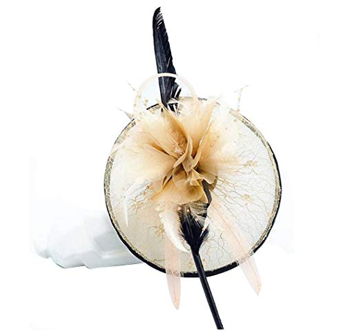 Chapeau de fête de mariage bibi léger pour coiffure intacte