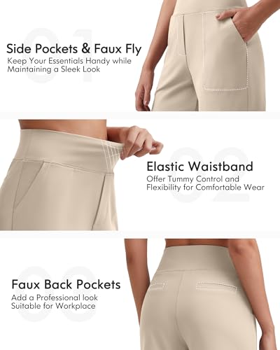 Image of G4Free EverGoing Women's Casual Shorts High Waisted 4'' / 5'' Comfy Shorts with Pockets for Yoga Workout Lounge