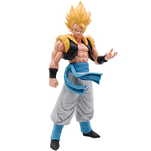 BESTZY Dragon Ball Figurine - Dragon Ball Super - Figurine Dragon 31 cm - Super Saiyan Goku, Dragon Ball Z, Figurine de Collection Gogeta de 31 cm Modèle Statue Jouets (Gogeta Super Saiyan)