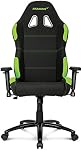 AKRacing AK-7018_GR Ergonomic Series Executive Racing Style Computer Gaming Office Chair-Black/Green