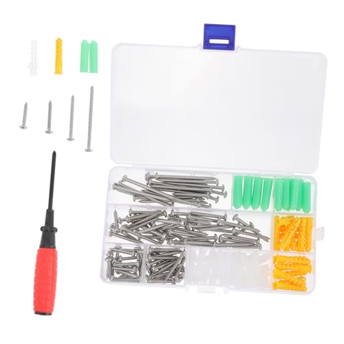 KICHOUSE Drywall Mounting Kit Wall Anchors Screws Assorted Screws for Drywall Easy Install