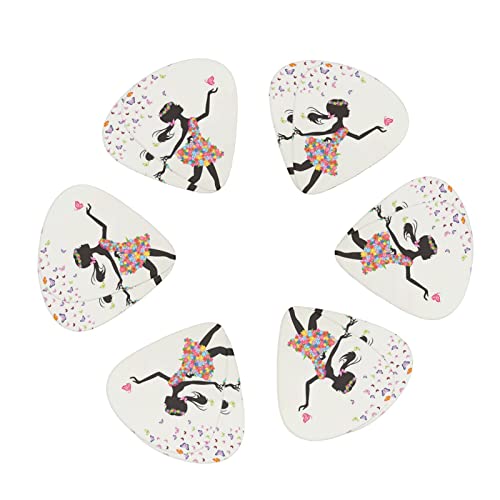 Girl Dance Butterfly Lot de 12 médiators pour guitare électrique, basse, ukulélé 0,46 mm/0,71 mm/0,96 mm d’épaisseur - Les Beatles, Paul McCartney, John Lennon, RIngo Starr, George Harrison Girl Dance Butterfly Lot de 12 médiators pour guitare électrique, basse, ukulélé 0,46 mm/0,71 mm/0,96 mm d'épaisseur – Image 3