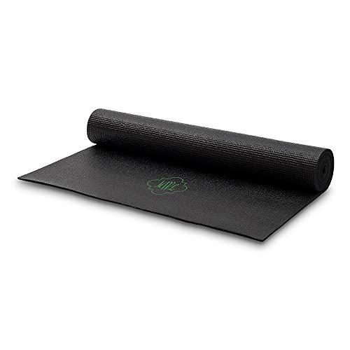 Weddingstar Customizable No-Slip Black Yoga Mat