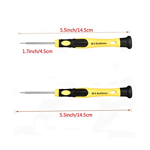 Cellphone Repair Tool Kit for iPhone 4, 5, 5S, 5C, 6, 6S, 7, 8, 8 Plus, iPad, iPod, Samsung Galaxy, Note/Precision Screwdriver Opening Pry Tools Fix iPhone Screen, Battery by NIDAYE