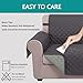 U-NICE HOME Large Sofa Cover Reversible Couch Cover for Dogs with Elastic Straps Water Resistant Furniture Protector for Pets Couch Cover for 4 Cushion Couch (Oversized Sofa, Dark Grey/Light Grey)