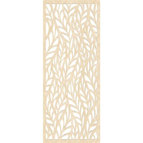 Image of 17 3 /8 inchW x 44 3 /8 inchH x 1 /4 inchT Ortonville Decorative Fretwork Wood Wall Panels, Birch