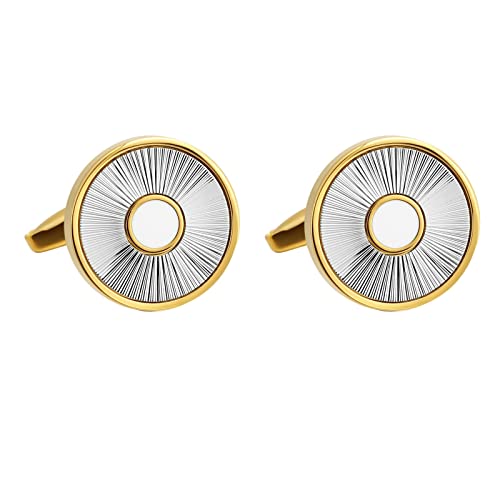 Mancuernillas para Hombre Set de Boda Acero miniatura 1