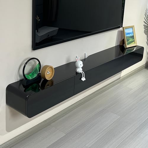 Meuble TV flottant mural pour gagner de la place dans un salon