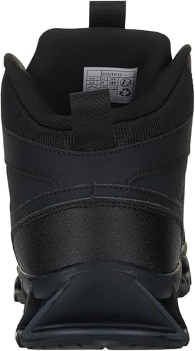 Image of Joomra High Top Basketball Shoes for Men Size 10 Male Fashion Casual Hi Mid Sneakers Walking Leather Travel Tennis Comfortable Ankle Black 45