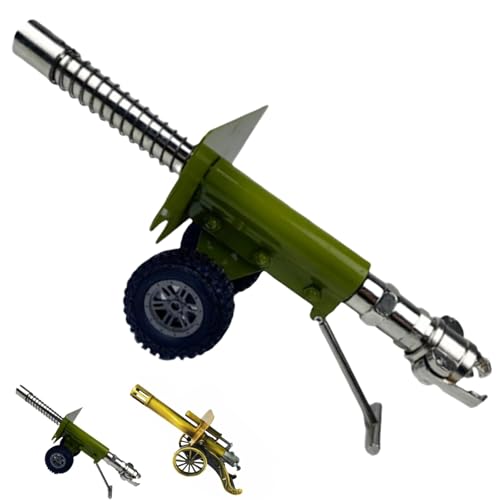 Mini Firecracker Launching Cannon Model annon Firecrackers Model Recoil Mechanism Desktop Ornament Green