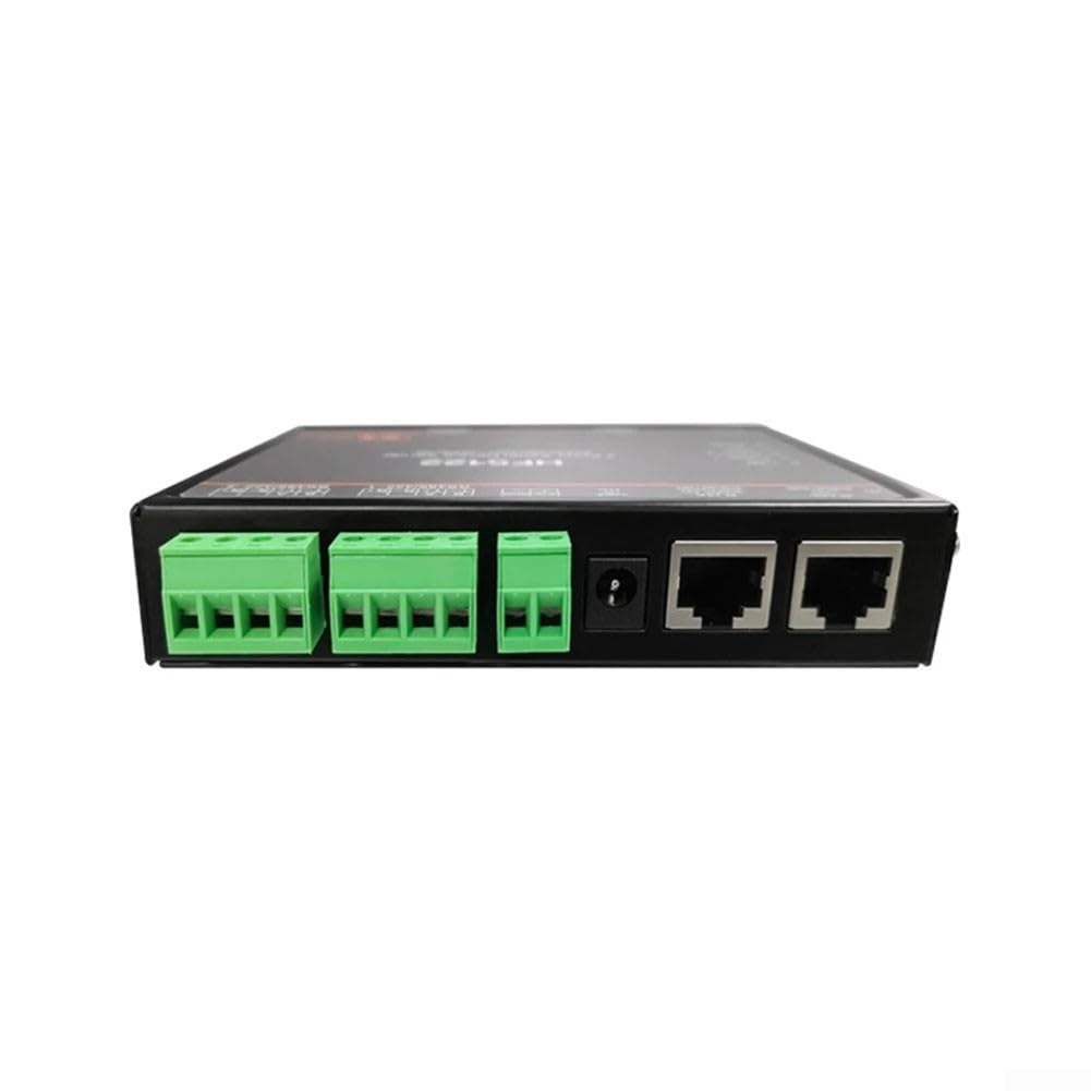 Convertidor industrial de serie a Ethernet, HF5122 adaptador RS232/485/422 de 2 puertos, TCP/IP RTOS para sistemas de control PLC