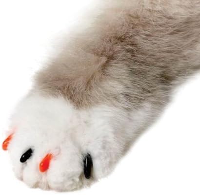 Feline Soft Claws 40-Pack Pet Halloween Colors Nail Cap Kit, Large, Black and Orange
