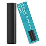 HTVRONT Black Permanent Vinyl Roll - 12' x 50 FT Matte Black Adhesive Vinyl Roll for Alll Cutting Machine, Silhouette, Cameo Cutters, for Signs, Scrapbooking, Craft, Die Cutters