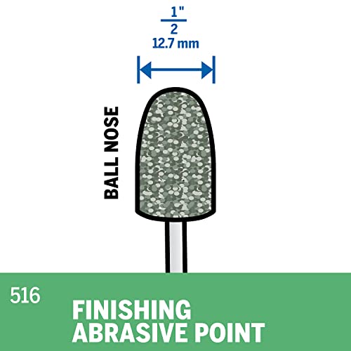 Dremel 516 Abrasive Point (Bullet Shape), Gray #TOP2