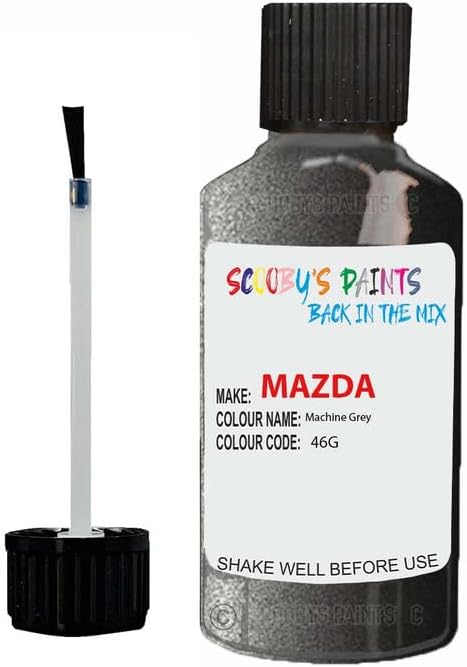 SCOOBYS PAINTS BACK IN THE MIX Touch Up Paint For Mazda Machine Grey 46G Metallic