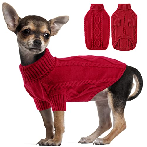 Cozy Up Your Pup with the Best Red Cable Knit Dog Sweaters A Complete