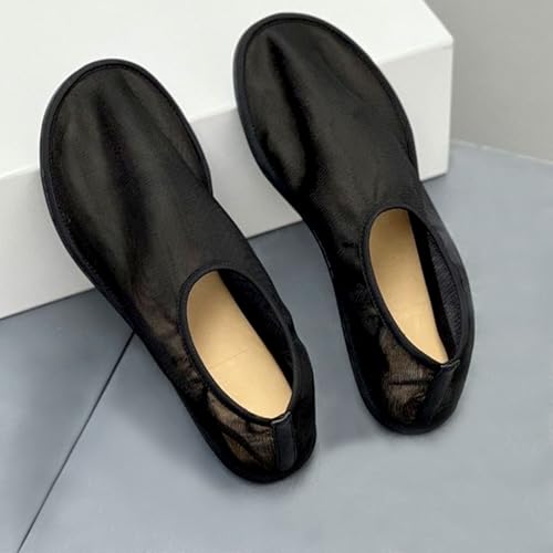 Mesh Ballet Flats for Women Round Toe Ballerina Shoes Slip On Mary Jane Flats Casual Comfortable Dress Shoes 5