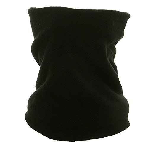 Army Universe ARMYU Black Thick Micro Fleece Long Warm Winter Heavyweight Double Layer Neck Warmer Gaiter 2-Pack2