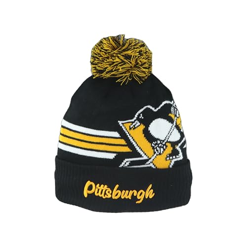 Image of ZHATS NHL Unisex-Adult NHL Officially Licensed Beanie Pom Rush