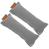 MINAOLULUS Komfortable Baumwolle Computer Ellbogenmatte mit Handgelenkauflage 13x5cm Hellgrau für Büro und Schreibtisch