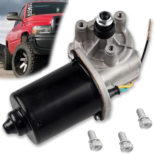Image of Windshield Wiper Motor Compatible with Dodge Ram 1500 2500 3500 1997 1998 1999 Replacement Front Wiper Motor 55076549 55076549AC