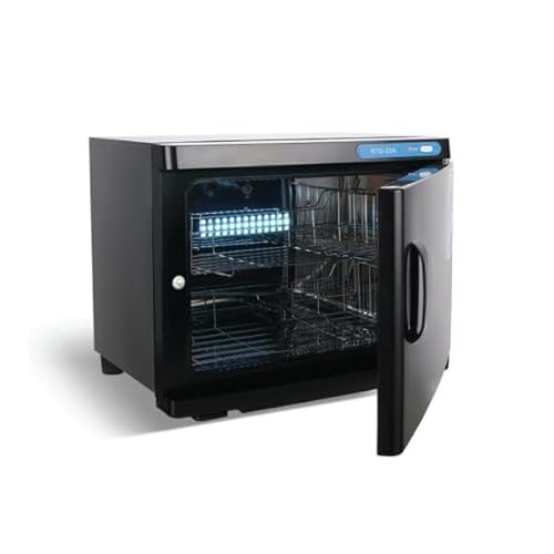 تدفئة مناشف ساخنة احترافية من لا بيرلا تيك - سبا - عيادة - صالونات التجميل - لون اسود