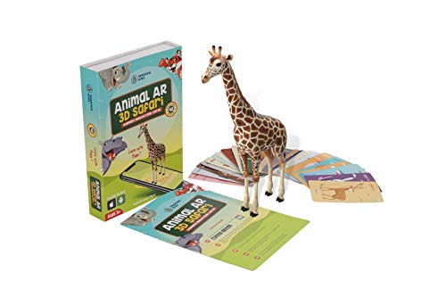 Image of SPARTAN KIDS Animal Flash Cards for Kids | Educational Flash Cards | 42 Interactive Animal Cards with 3D AR, Sound & Voice | Preschool Learning Toys | Brain Development Toy for Toddlers