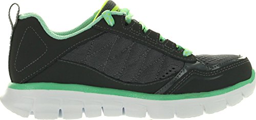 Skechers Girls' Synergy Sweet Spot Fashion Sneakers,Charcoal,12