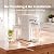 Purevua PR1-A Countertop UV Reverse Osmosis Water Filter System, 6 Stage RO Filtration Purifier No Plumbing Machine for Home Counter Top with 68 fl.oz(2L) Glass Pitcher, TDS and Filter Life Detection