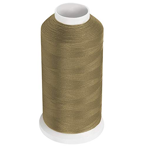 Anminy Bonded Nylon N66 Sewing Thread 700 Yards Size #138 T135 420D/3 For Leather Denim Hand Machine Craft Shoe Bag Repairing Extra Strong Heavy Duty High Temperature Resistant Waterproof - Army Green #TOP26