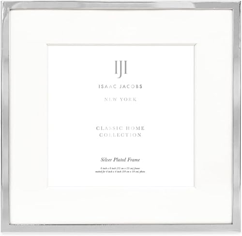 Vista 40 de Isaac Jacobs Marco de fotos de metal negro de 6 x 8 pulgadas (4 x 6 pulgadas), marco de fotos de metal clásico hecho para mesa y exhibición