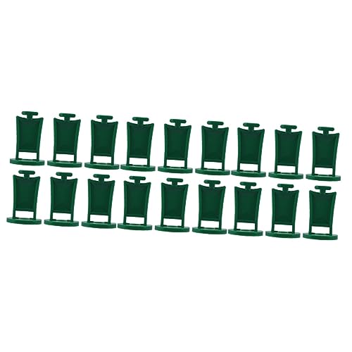 Gatuida 150piezas Soporte De De Plástico Para Invernadero Clips De Fijación y Extensión Para Colgar y Trellising Accesorios Prácticos Para Jardín y Invernadero Verde