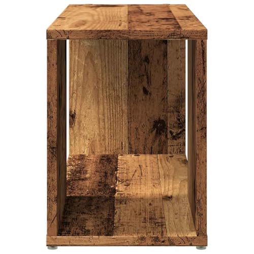 Meuble TV en bois ancien compact pour optimiser vos petits salons