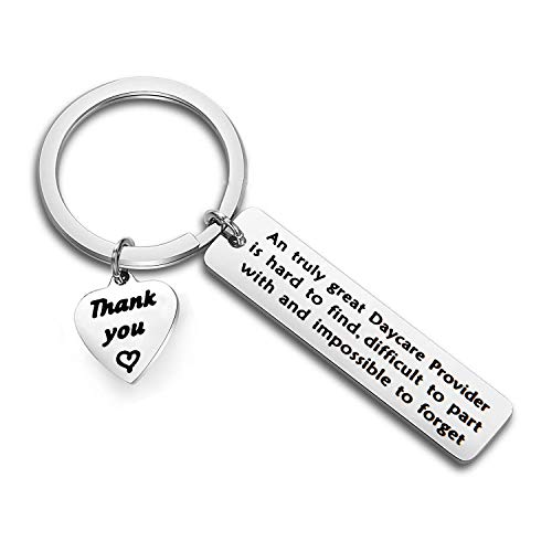 Daycare Teacher Gift Daycare Provider Gift Early Childhood Educators Gift Daycare Provider Appreciation Gift A Truly Daycare Provider is Hard to Find Keychain