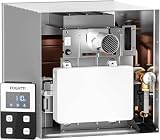 FOGATTI InstaShower 8 Pro RV Durchlauferhitzer, 3 optionale Türgrößen 38,1 x 38,1 cm, 38,1 x 45,7 cm und 45,7 x 45,7 cm für Umrüstung, Fernbedienung, Propan, ideal für Wohnmobile, CSA-gelistet, 12 V